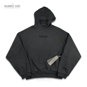 Fear of God Essentials Hoodie Jet Black size XS